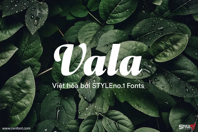 [Font Việt hóa] SVN-Vala