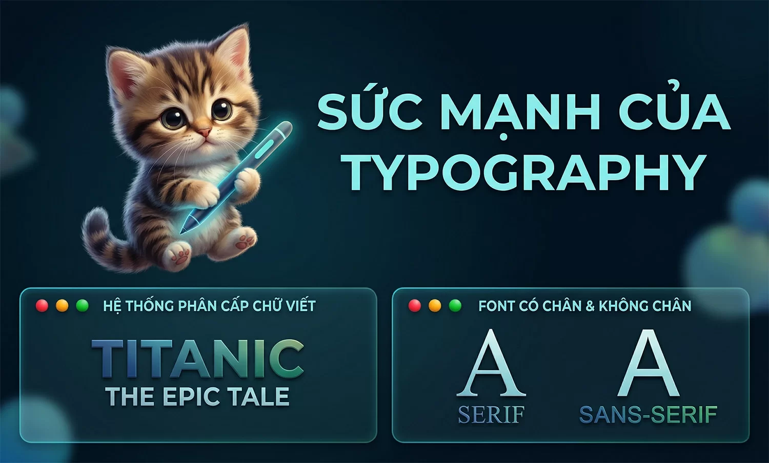 Thủ Thuật Thiết Kế #2: Sức Mạnh Của Typography – Nghệ Thuật "Lên Tiếng" Bằng Chữ Viết