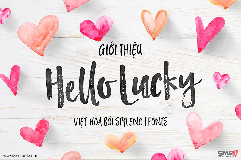 [Font Việt hóa] SVN-Hello Lucky