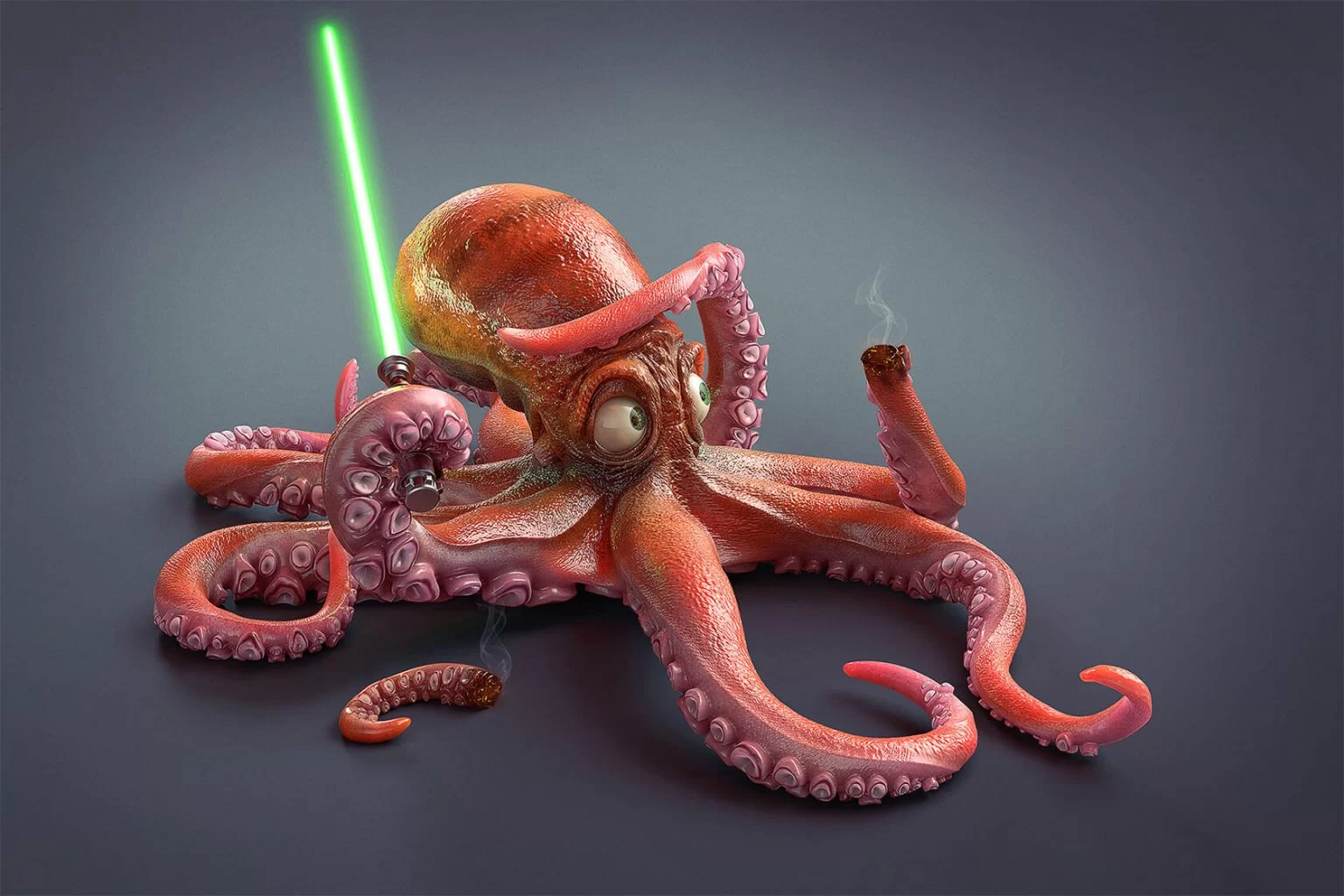 3D Illustration bứt phá từ Michael Santin