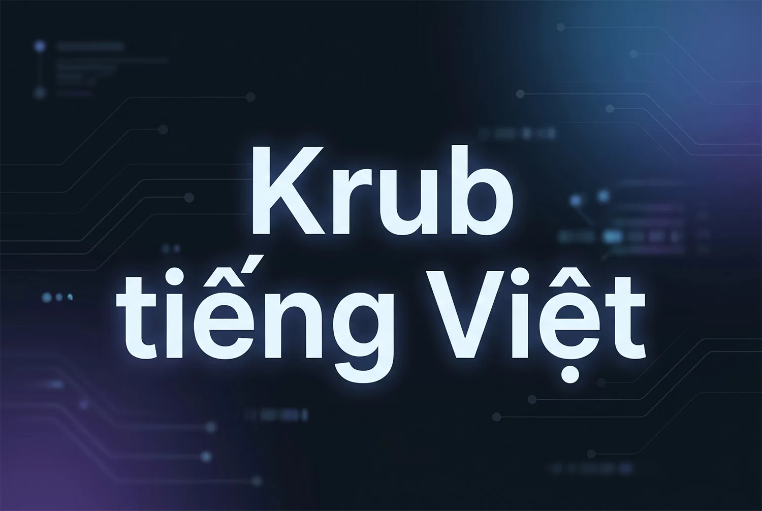Font tiếng Việt - Krub