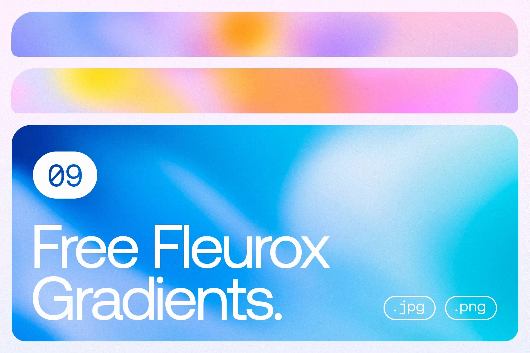 Tải Miễn Phí Bộ 9 Fleurox Gradients Background Cho Thiết Kế UI/UX