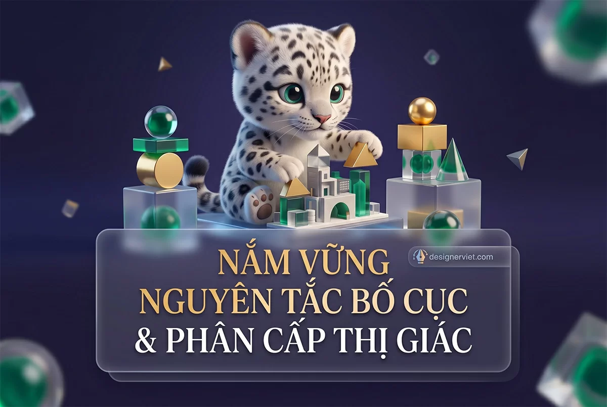 [Thủ Thuật Thiết Kế #5] Nắm Vững Nguyên Tắc Bố Cục & Phân Cấp Thị Giác