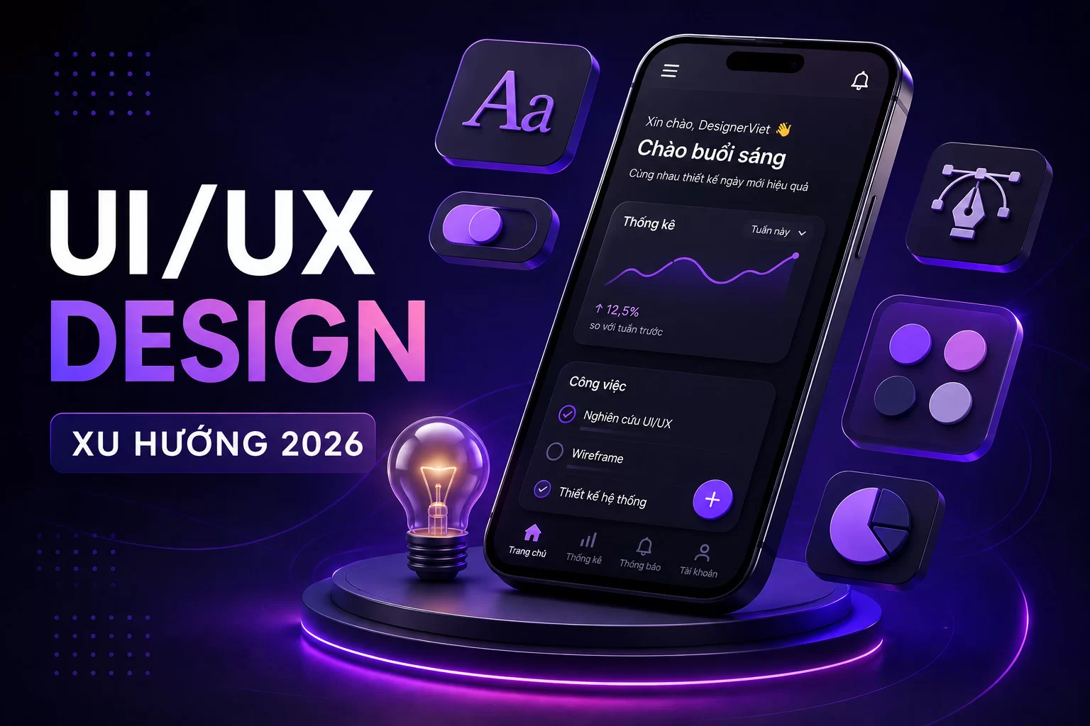 Dark Mode trong UI/UX 2026: Xu Hướng Hay Chỉ Là Hiệu Ứng Thị Giác?