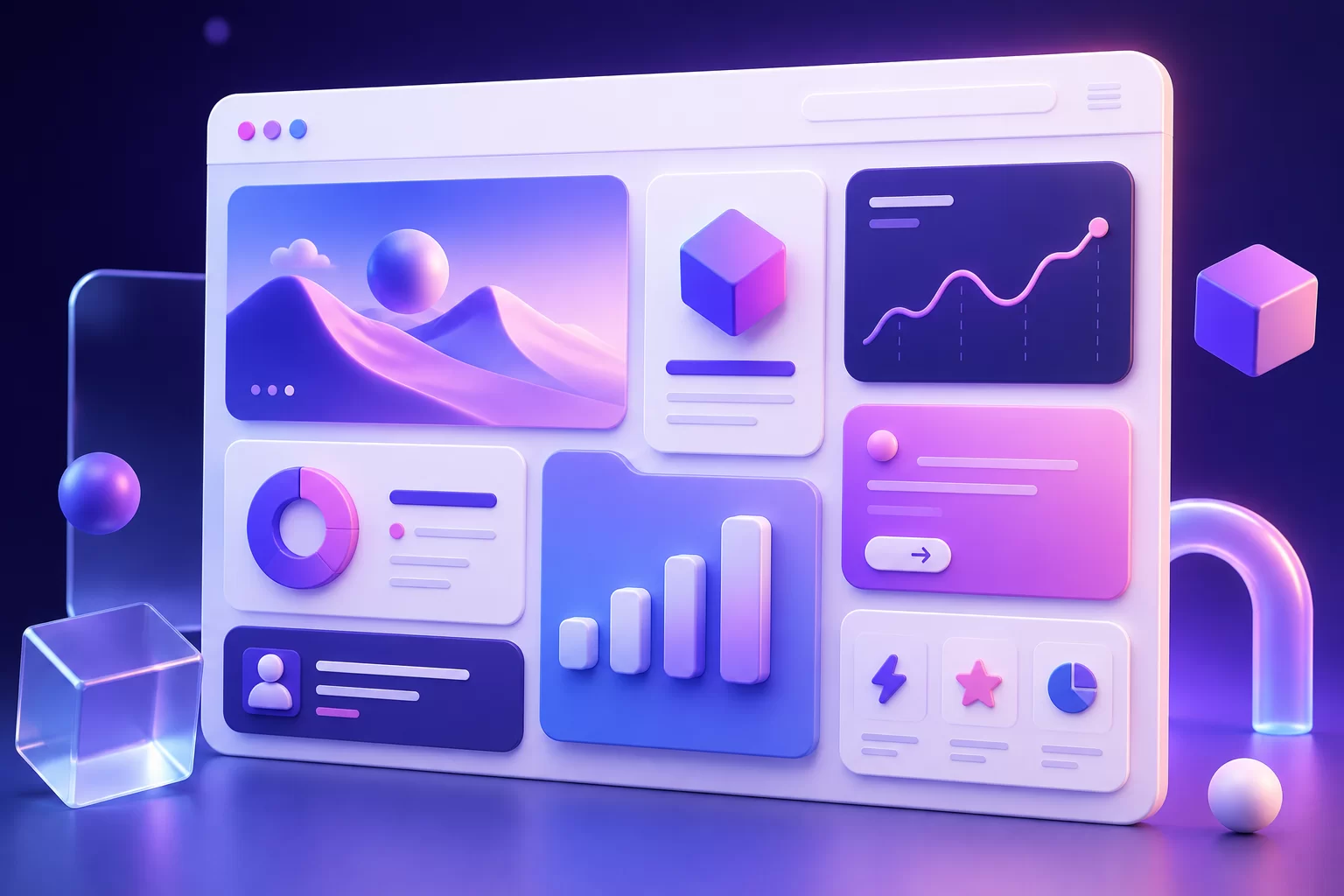 Bento Grid UI — Xu hướng thiết kế website đang “chiếm sóng” 2026