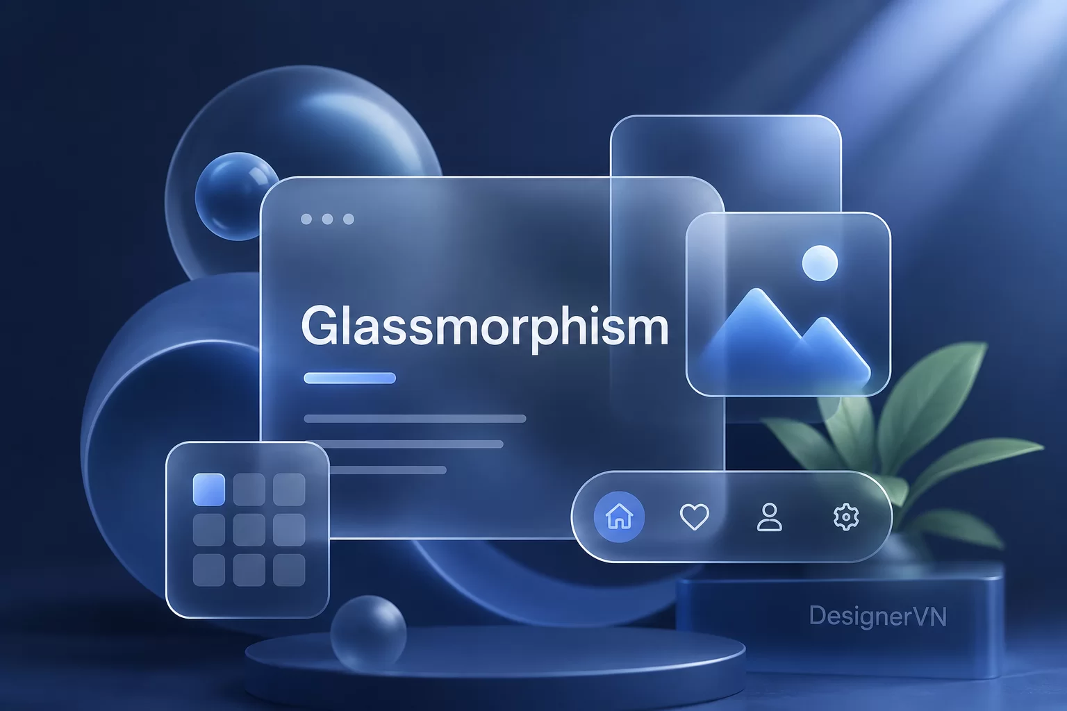 Glassmorphism 2.0 — Xu hướng UI đang quay trở lại mạnh mẽ trong 2026