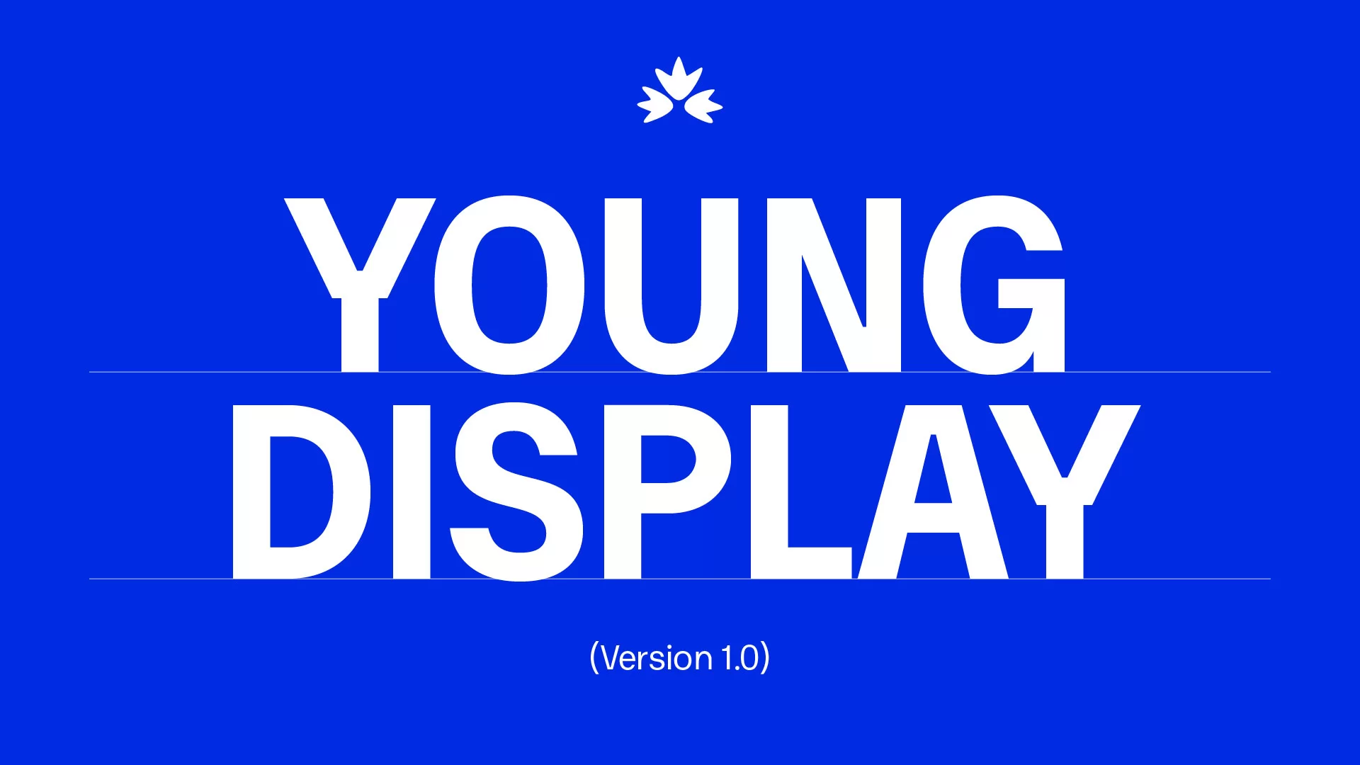 Young Typeface - Font Display dùng cho tiêu đề
