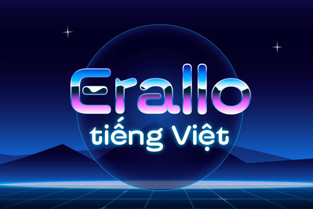 DVN Erallo tiếng Việt - Font Chữ Công Nghệ Hiện Đại Đậm Chất Tương Lai