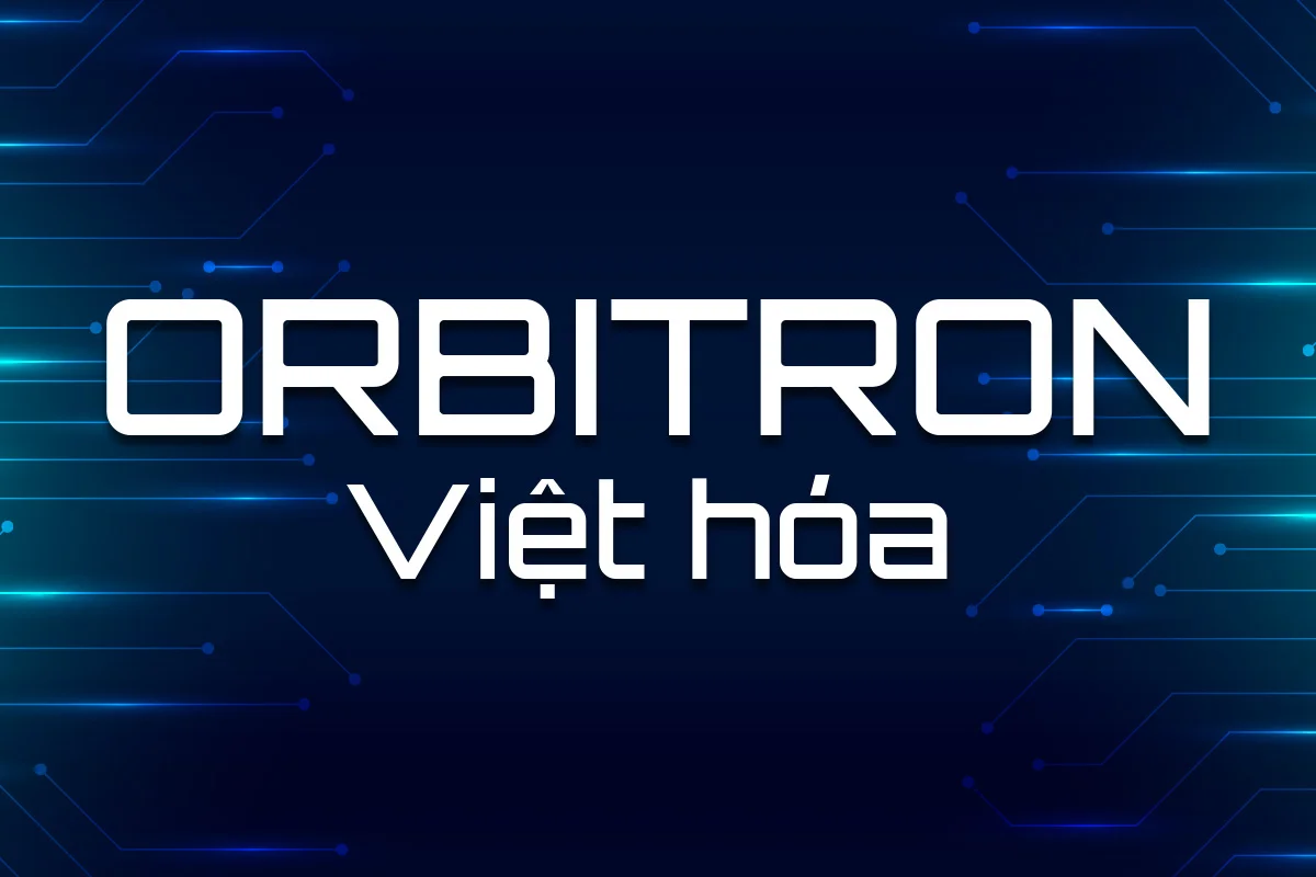 Orbitron Việt hóa - Kiểu Chữ Hình Học Dành Cho Thiết Kế Tương Lai & Công Nghệ (1 Style)