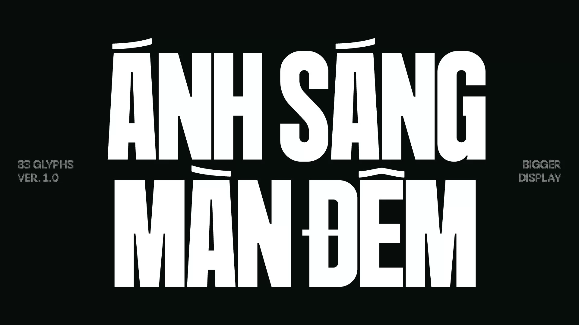 PS BIGGER - Font Display Việt Hoá tốt cho tiêu đề