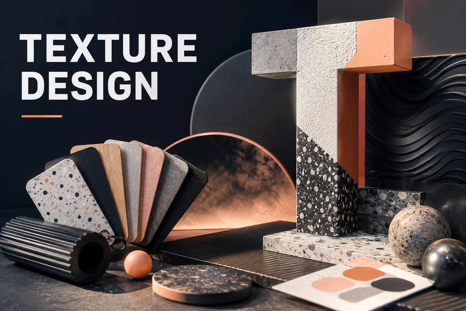Texture Design: Khi Chất Liệu Trở Thành "Ngôn Ngữ" Của Thiết Kế Hiện Đại