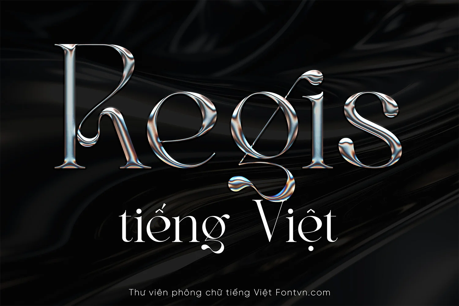 DVN Regis tiếng Việt - Font Serif Cao Cấp Cho Branding & Thiết Kế Thời Trang