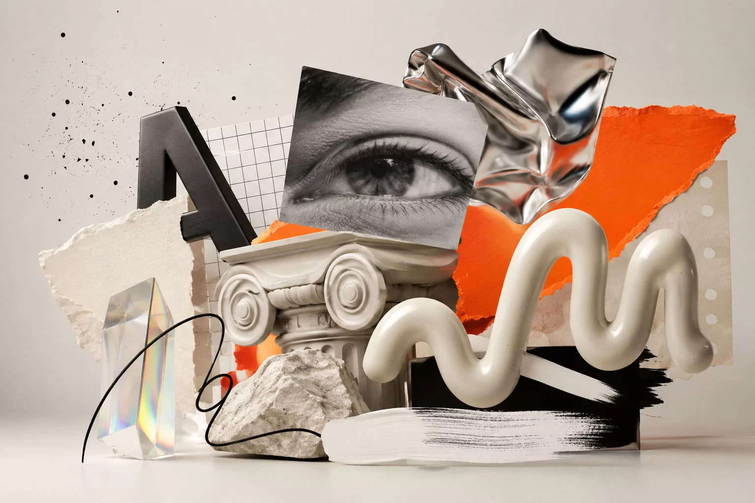 Collage Design: Khi Thiết Kế Đồ Họa Thoát Khỏi Những Khuôn Mẫu Hoàn Hảo