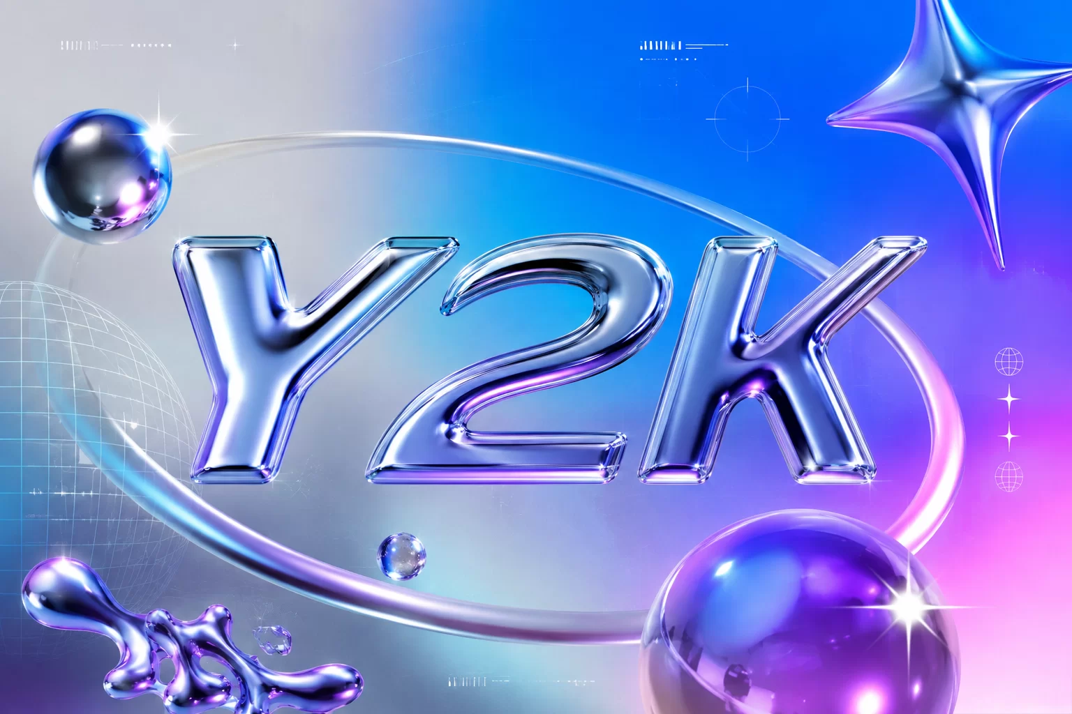 Y2K Design: Khi Tinh Thần Công Nghệ Đầu Những Năm 2000 Trở Lại Trong Thiết Kế Đồ Họa