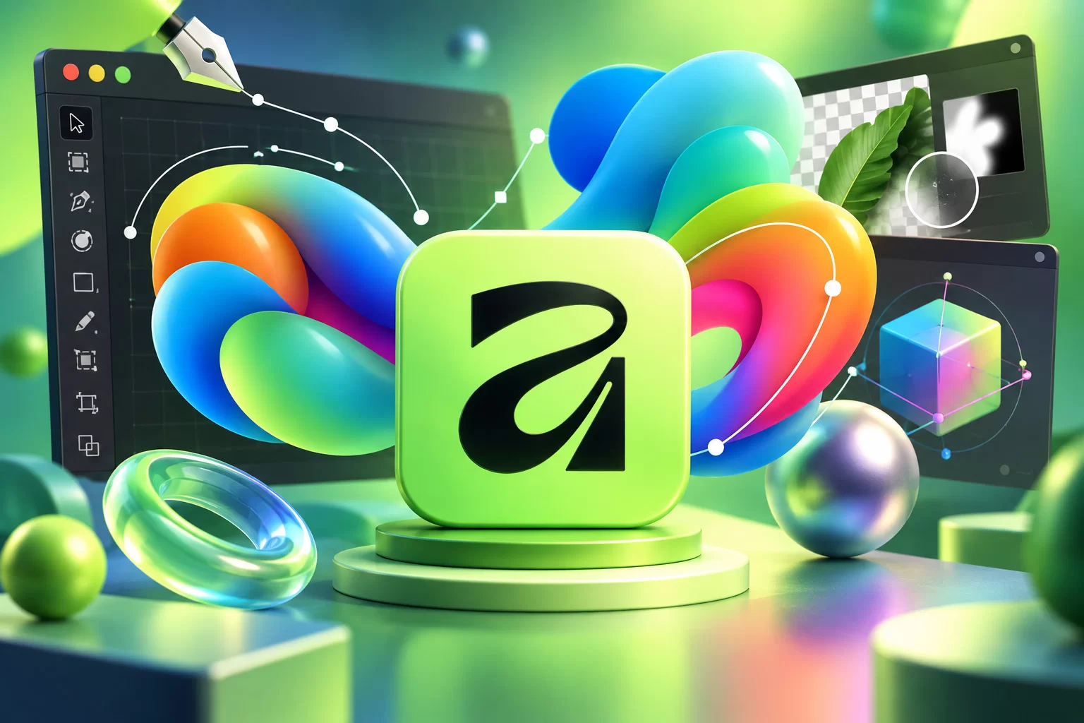 Affinity ra mắt bản cập nhật lớn: Blend Tool, Mask Tool, G2 Curve và hỗ trợ mô hình 3D