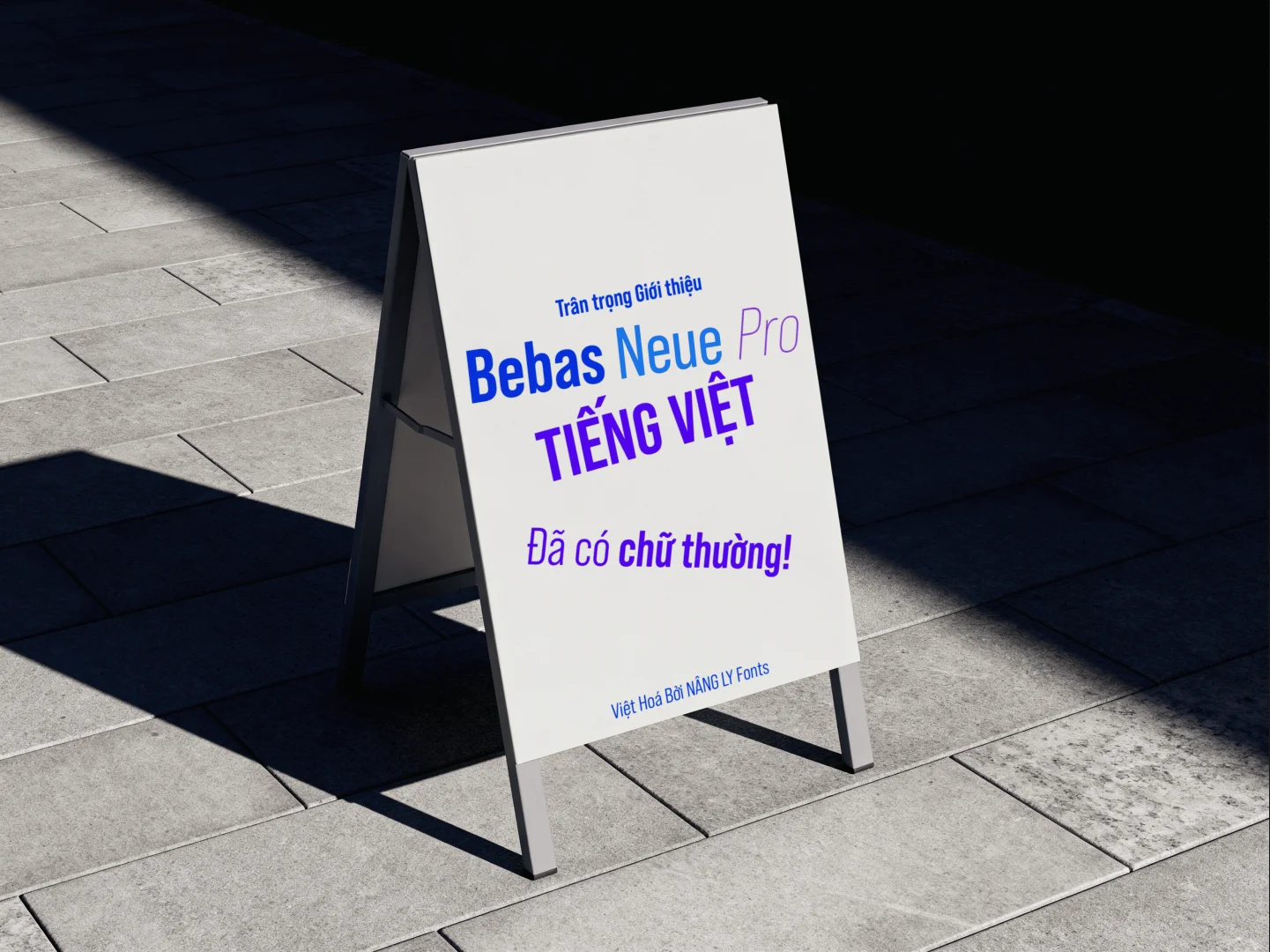 Font NANG LY Bebas Neue Pro Việt Hoá (6 fonts)