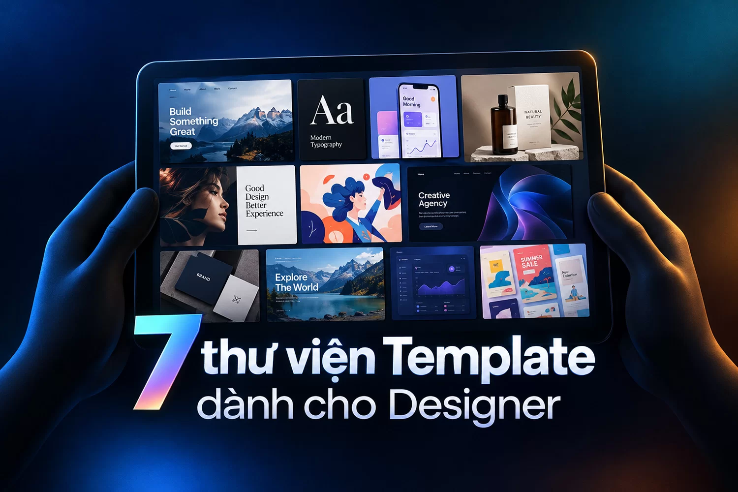 7 thư viện stock và template chất lượng mà designer nên biết