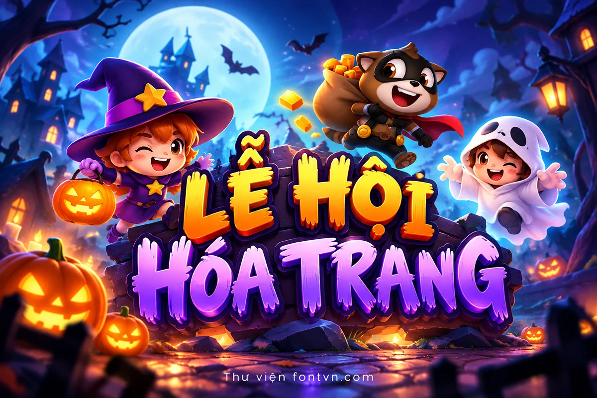 DVN Spookery Việt hóa – Font Halloween Ma Mị, Cá Tính