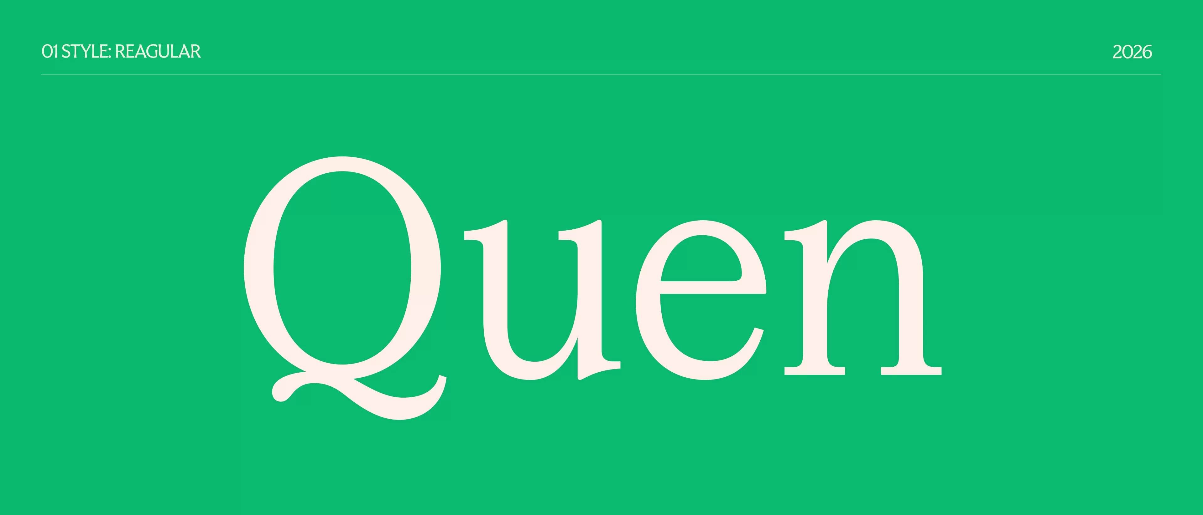 Quen Serif – Font Tiếng Việt Serif cổ điển