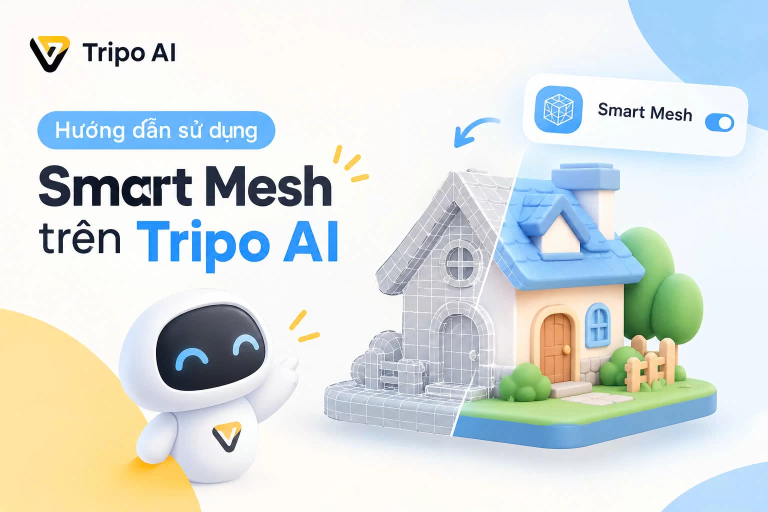 Tripo AI: Tạo Lưới 3D Thông Minh Trong Vài Giây